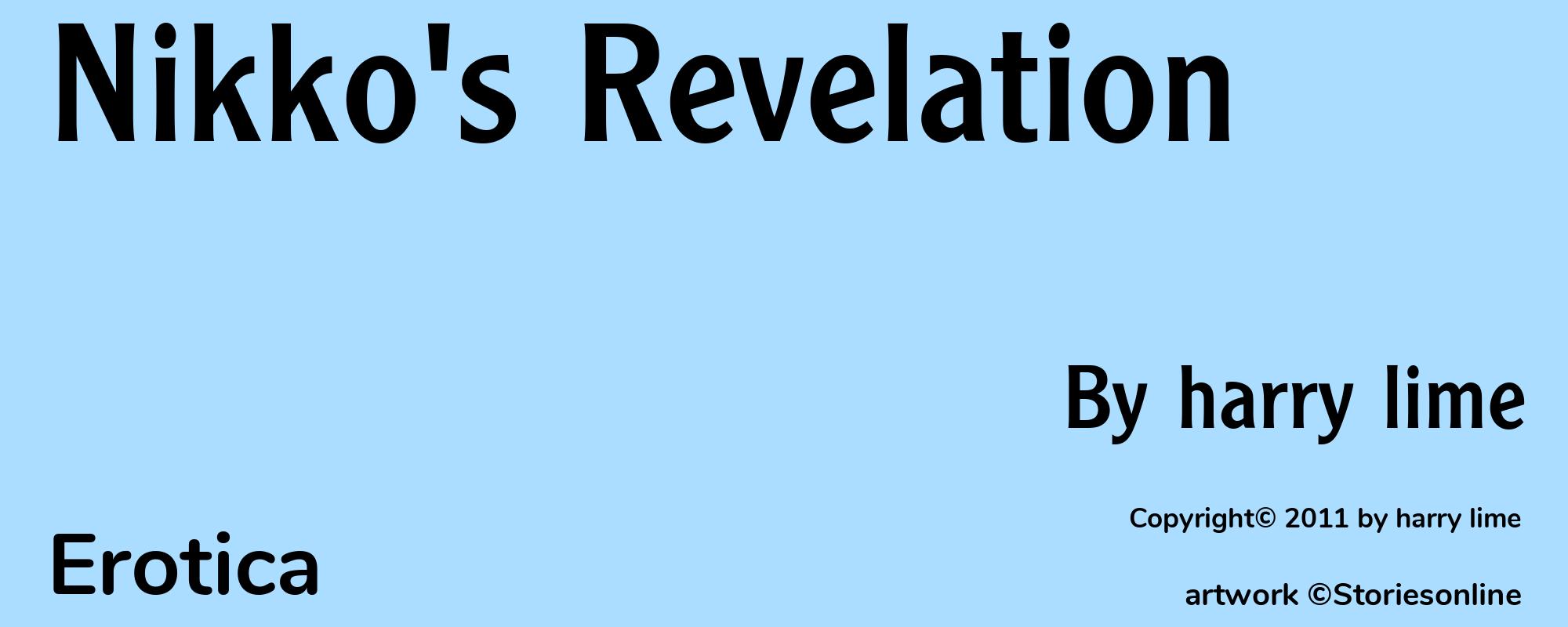 Nikko's Revelation - Cover