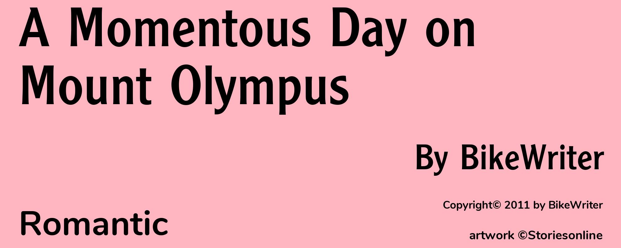 A Momentous Day on Mount Olympus - Cover