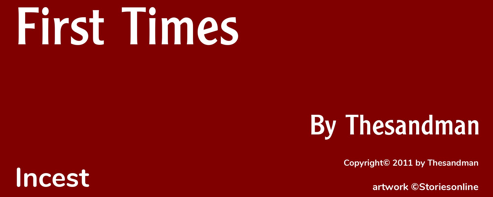 First Times - Cover