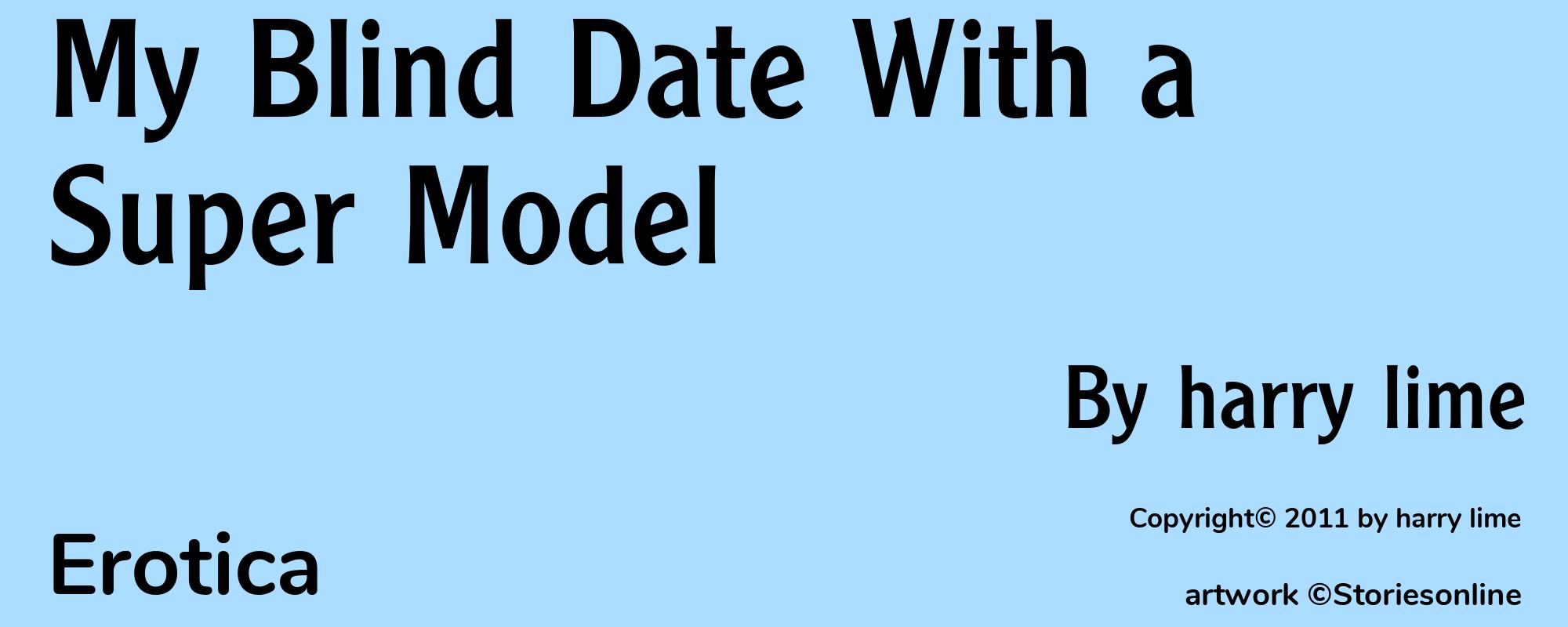 My Blind Date With a Super Model - Cover