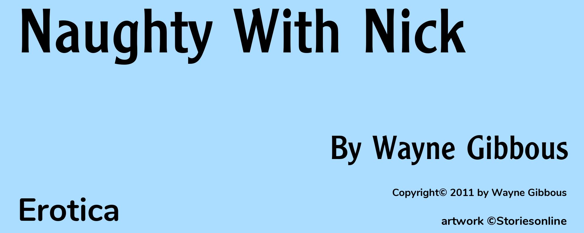 Naughty With Nick - Cover