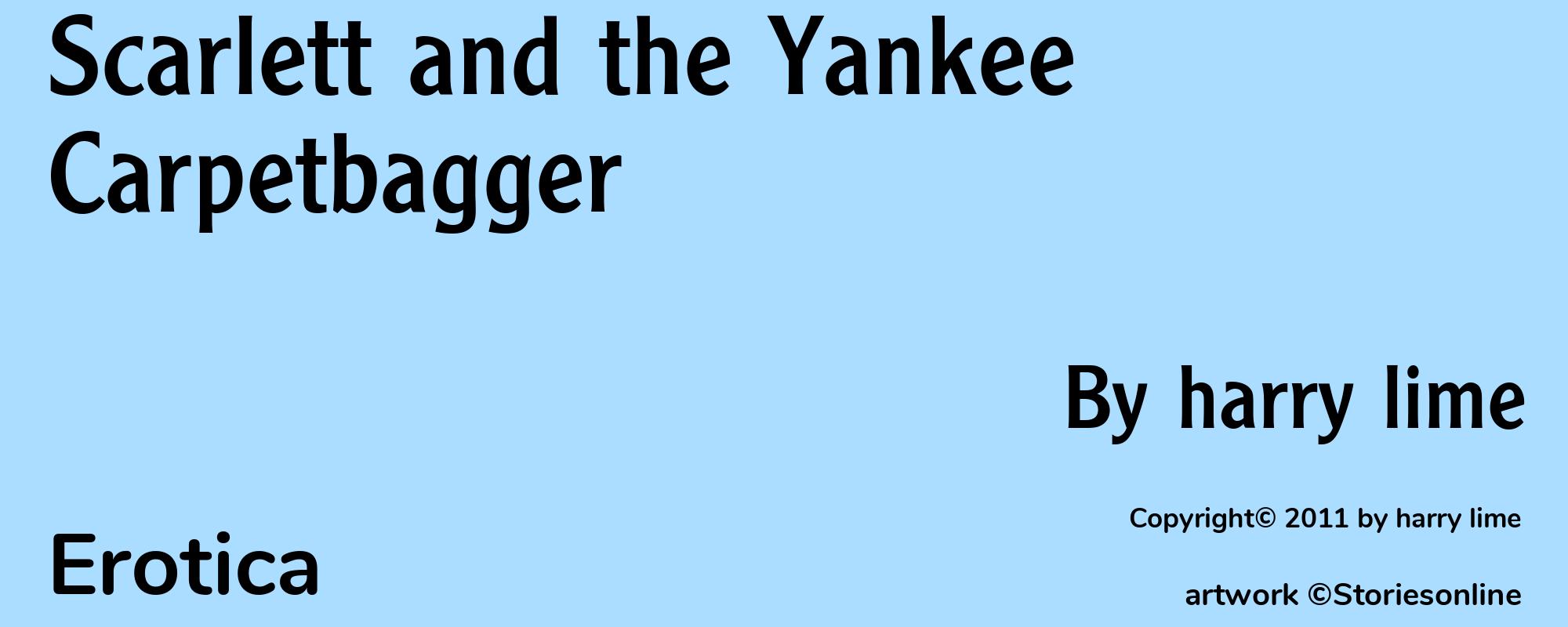 Scarlett and the Yankee Carpetbagger - Cover
