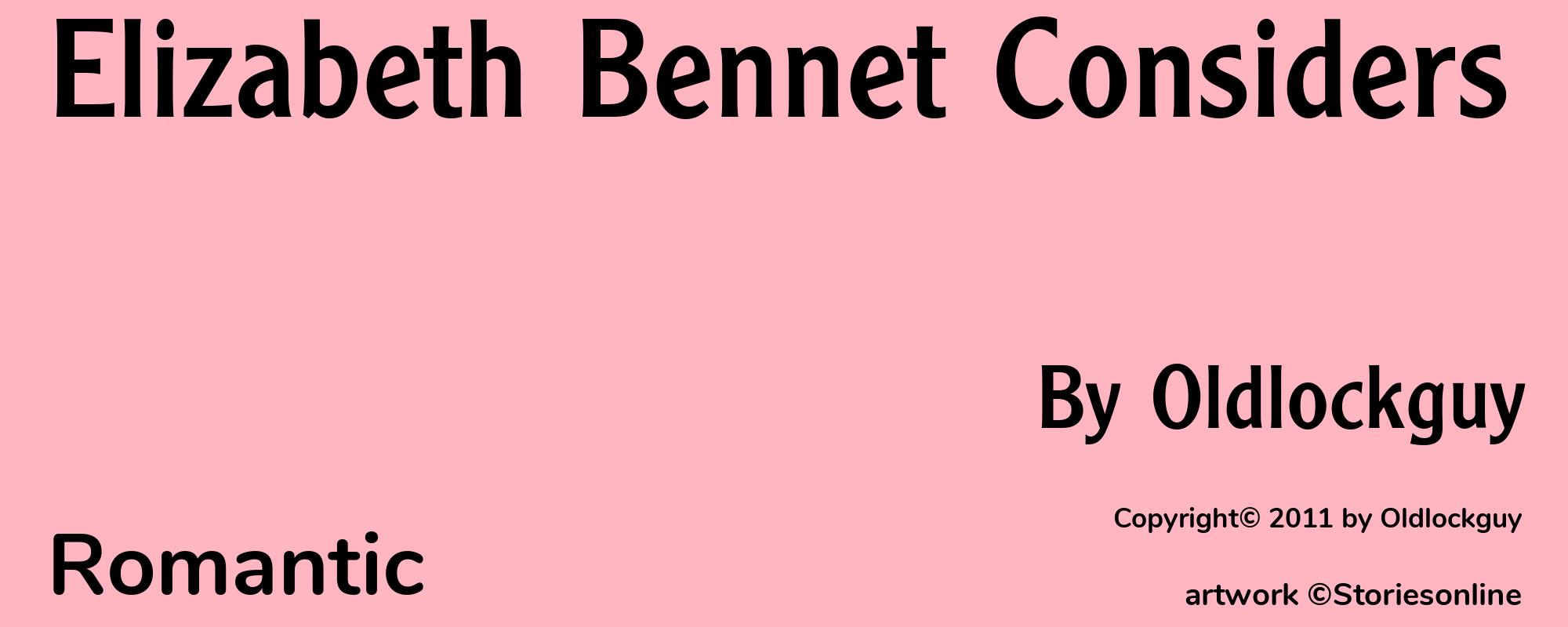Elizabeth Bennet Considers - Cover