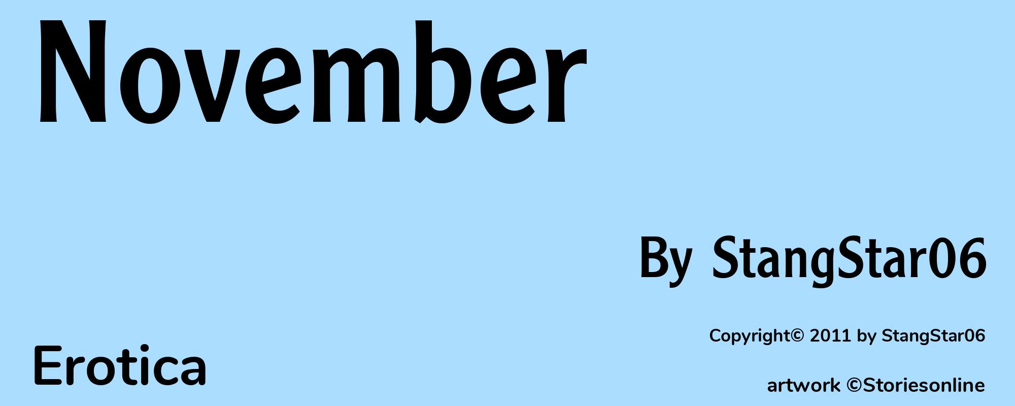 November - Cover