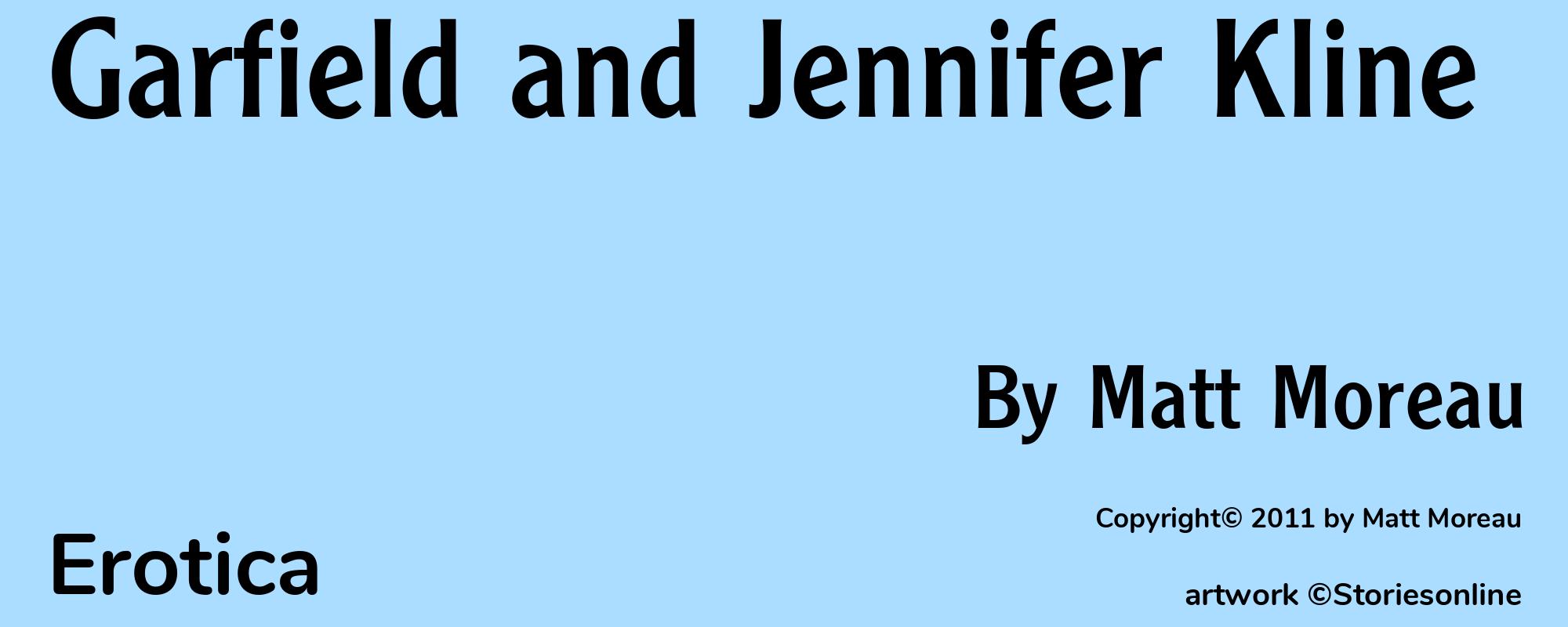 Garfield and Jennifer Kline - Cover