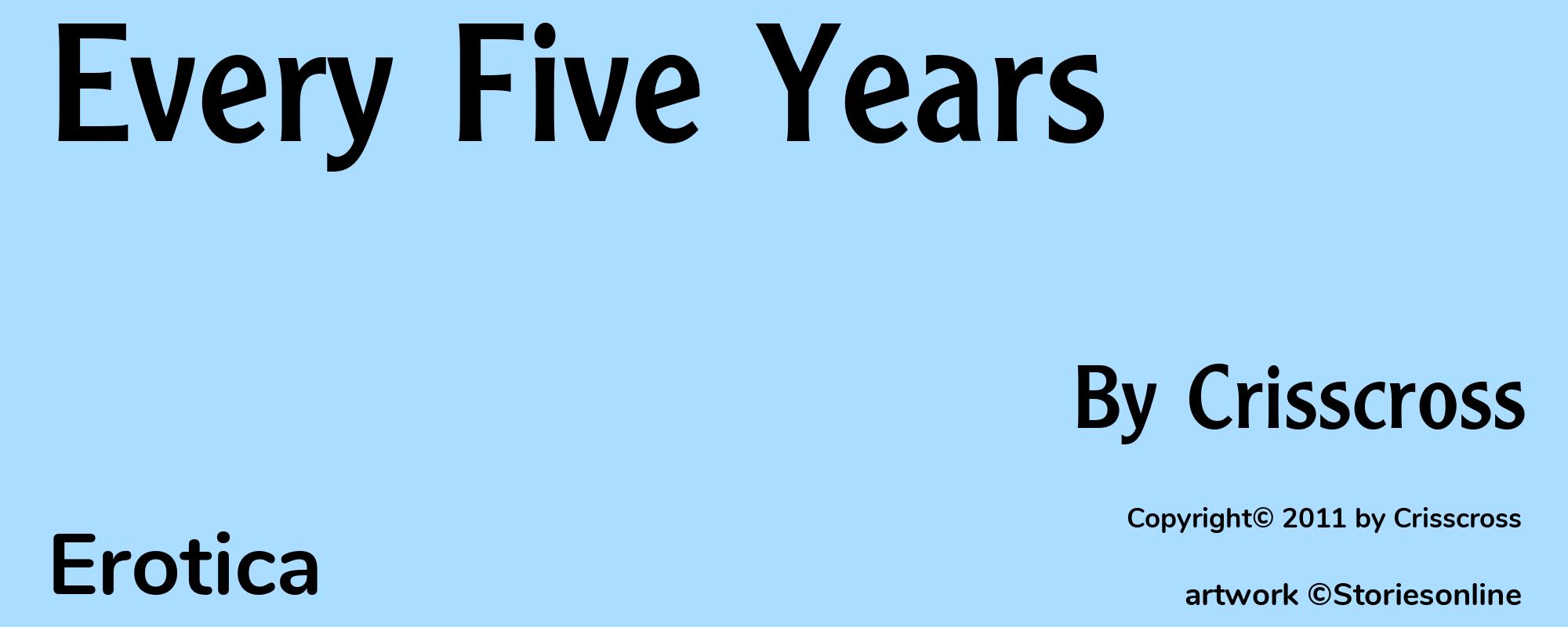 Every Five Years - Cover