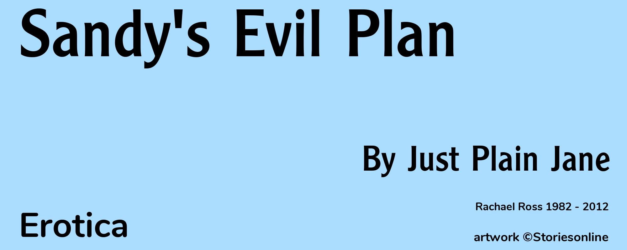 Sandy's Evil Plan - Cover