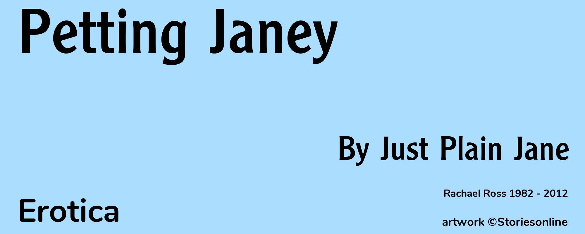 Petting Janey - Cover