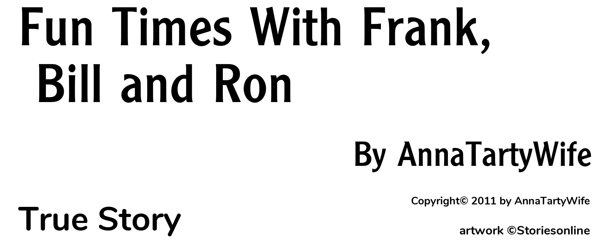 Fun Times With Frank, Bill and Ron - Cover