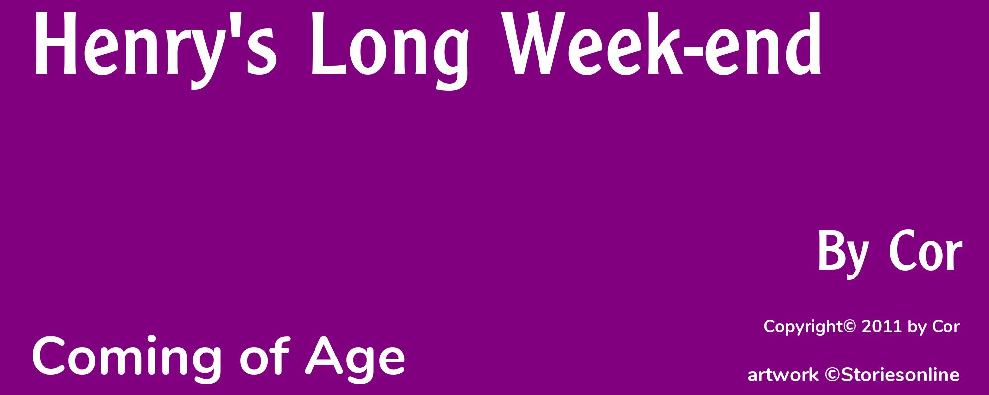 Henry's Long Week-end - Cover