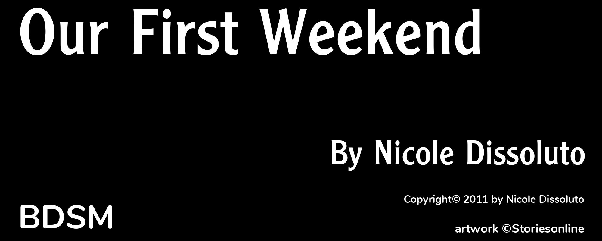 Our First Weekend - Cover