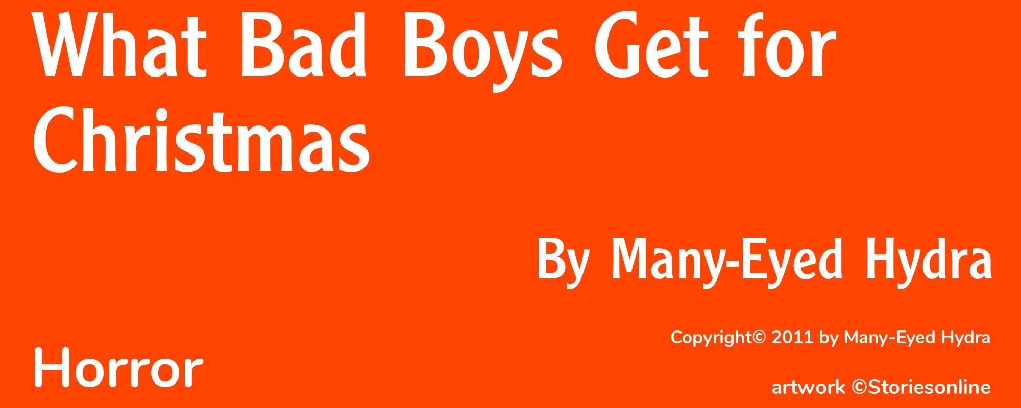 What Bad Boys Get for Christmas - Cover