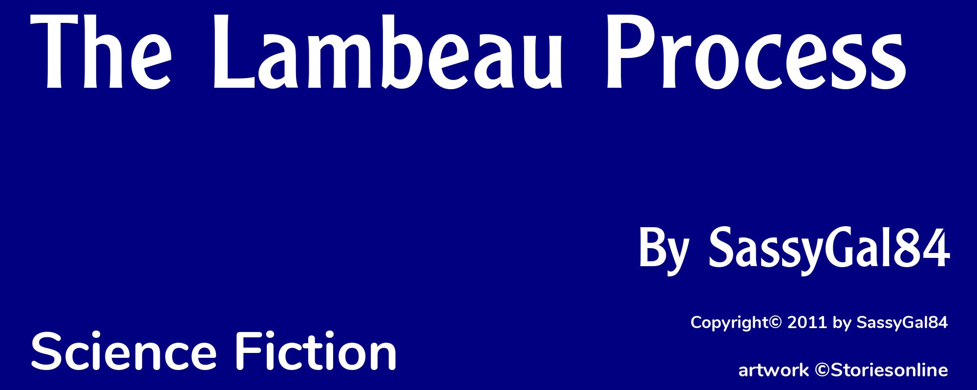 The Lambeau Process - Cover