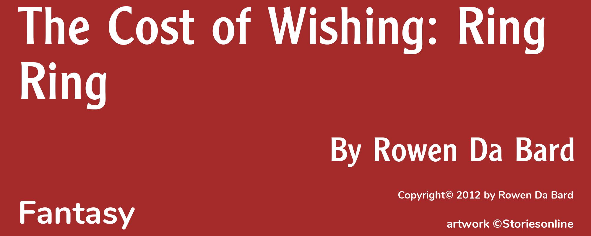 The Cost of Wishing: Ring Ring - Cover