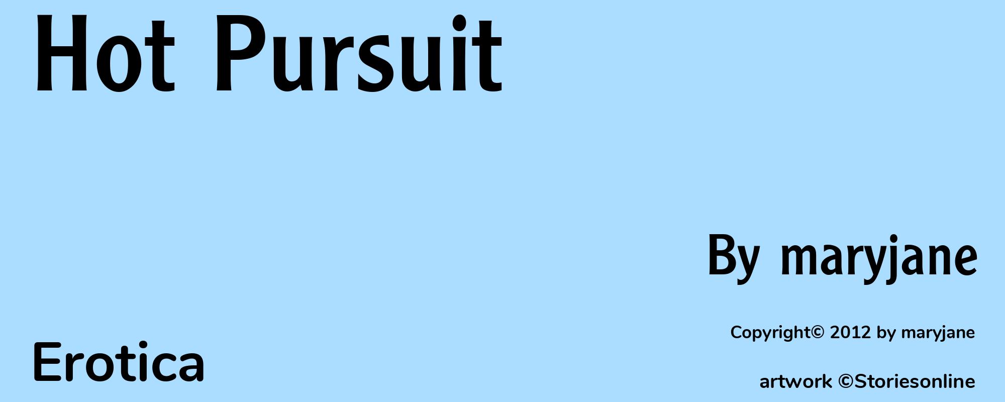 Hot Pursuit - Cover
