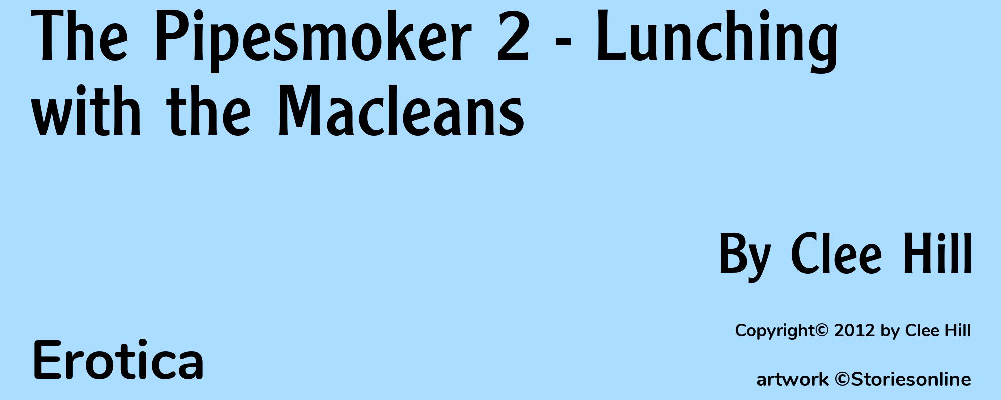 The Pipesmoker 2 - Lunching with the Macleans - Cover
