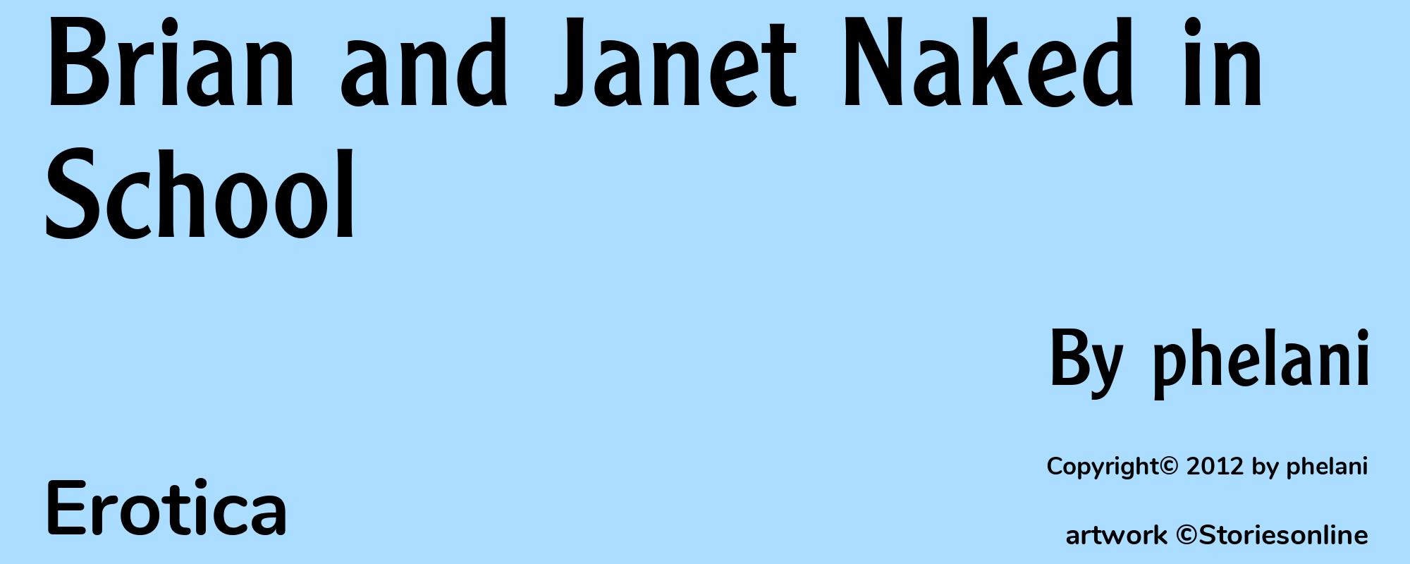 Brian and Janet Naked in School - Cover