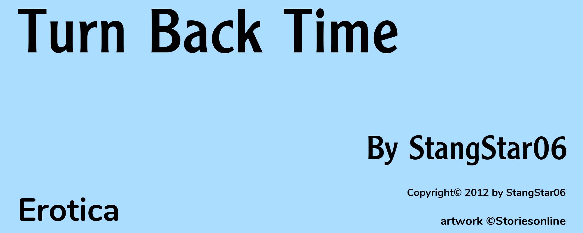 Turn Back Time - Cover