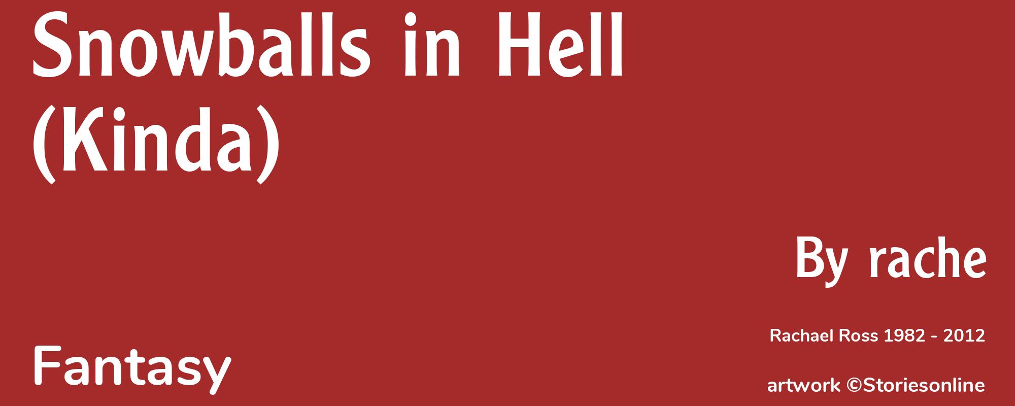 Snowballs in Hell (Kinda) - Cover