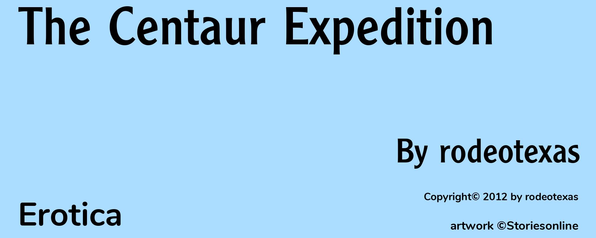The Centaur Expedition - Cover
