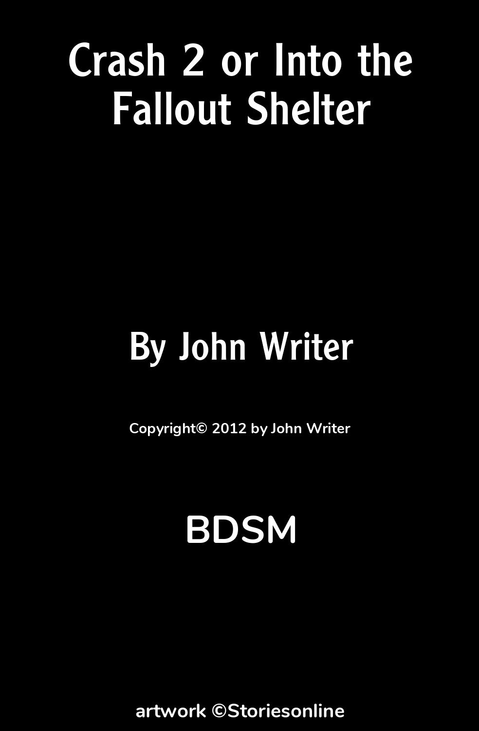 BDSM Sex Story: Crash 2 or Into the Fallout Shelter: Chapter 2 by John  Writer