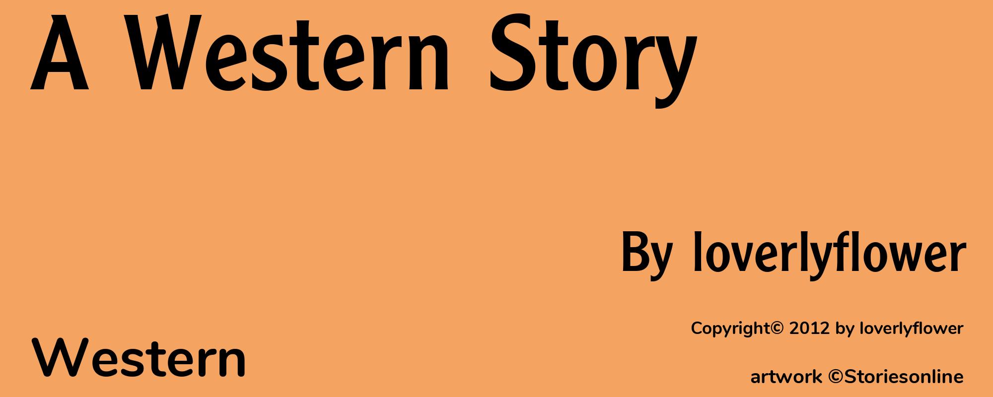 A Western Story - Cover