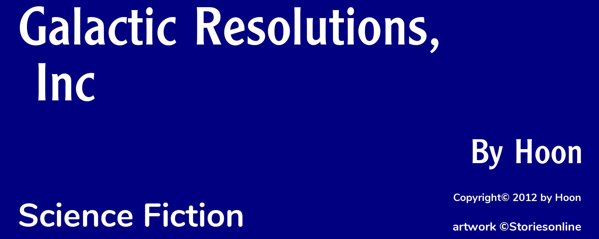 Galactic Resolutions, Inc - Cover