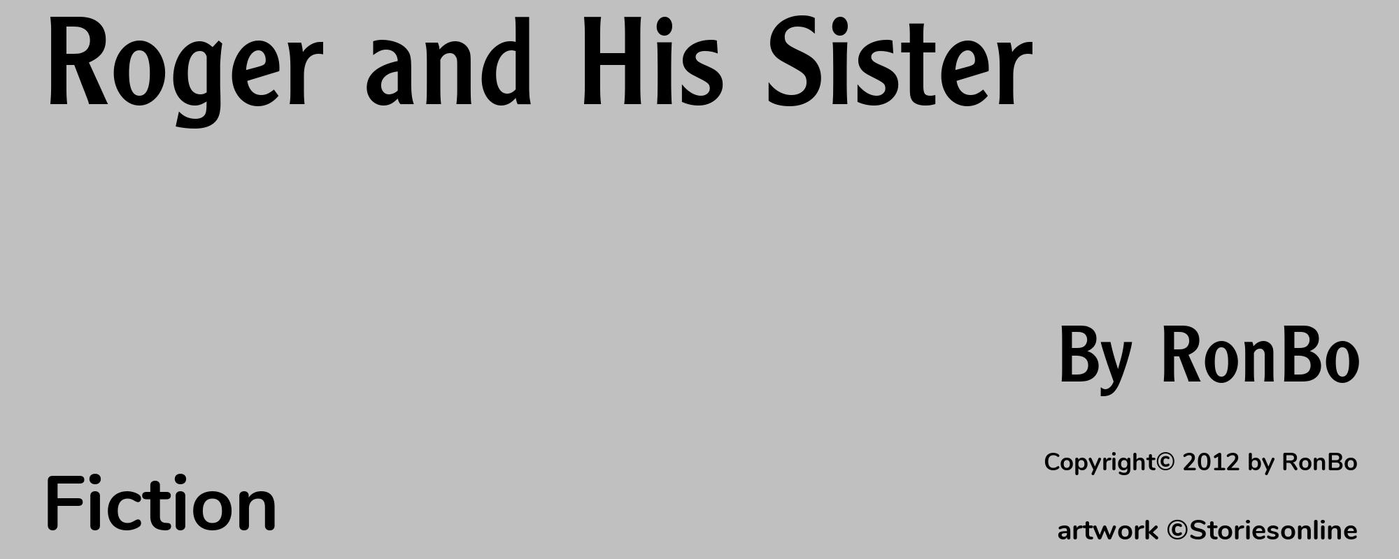 Roger and His Sister - Cover
