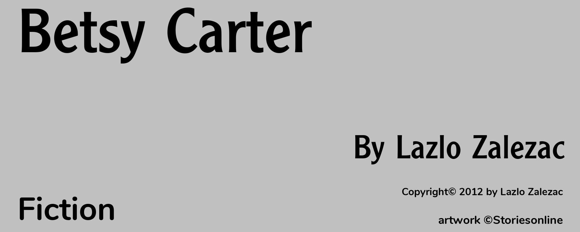 Betsy Carter - Cover