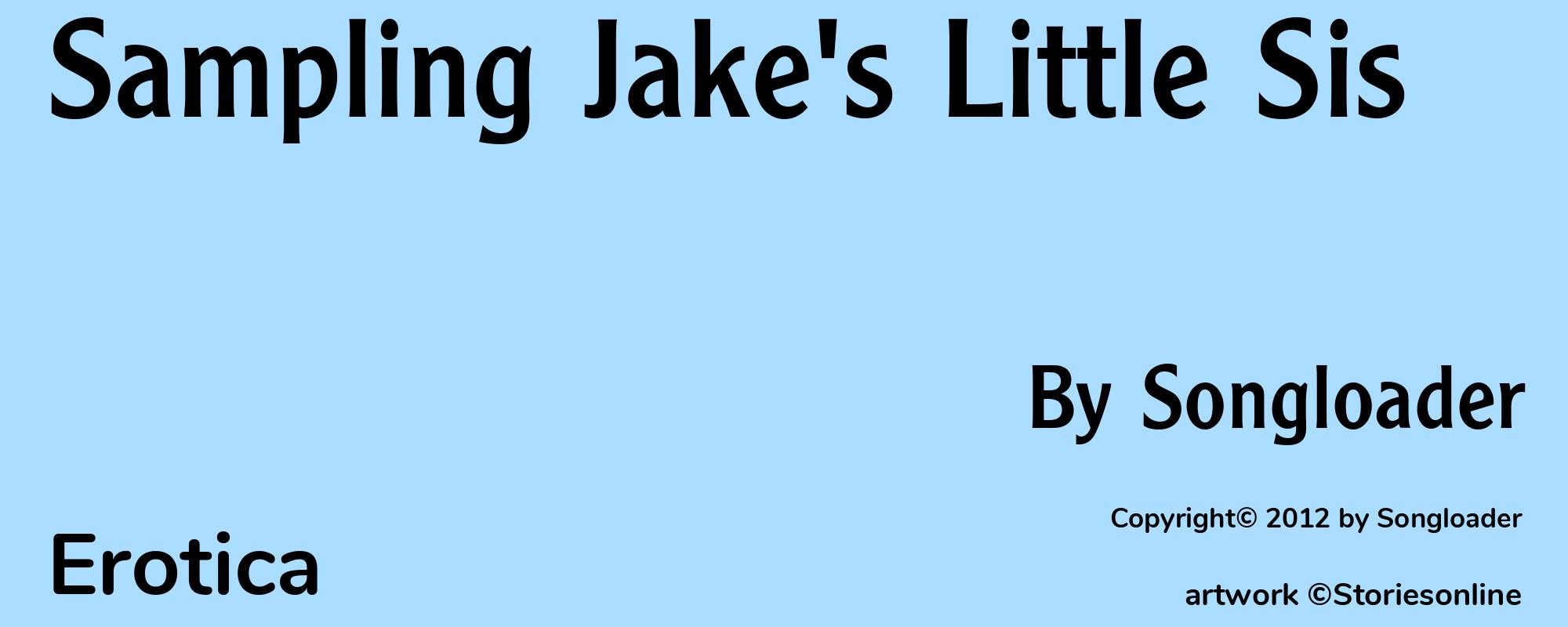 Sampling Jake's Little Sis - Cover