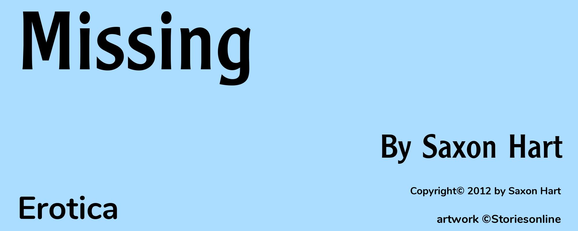Missing - Cover