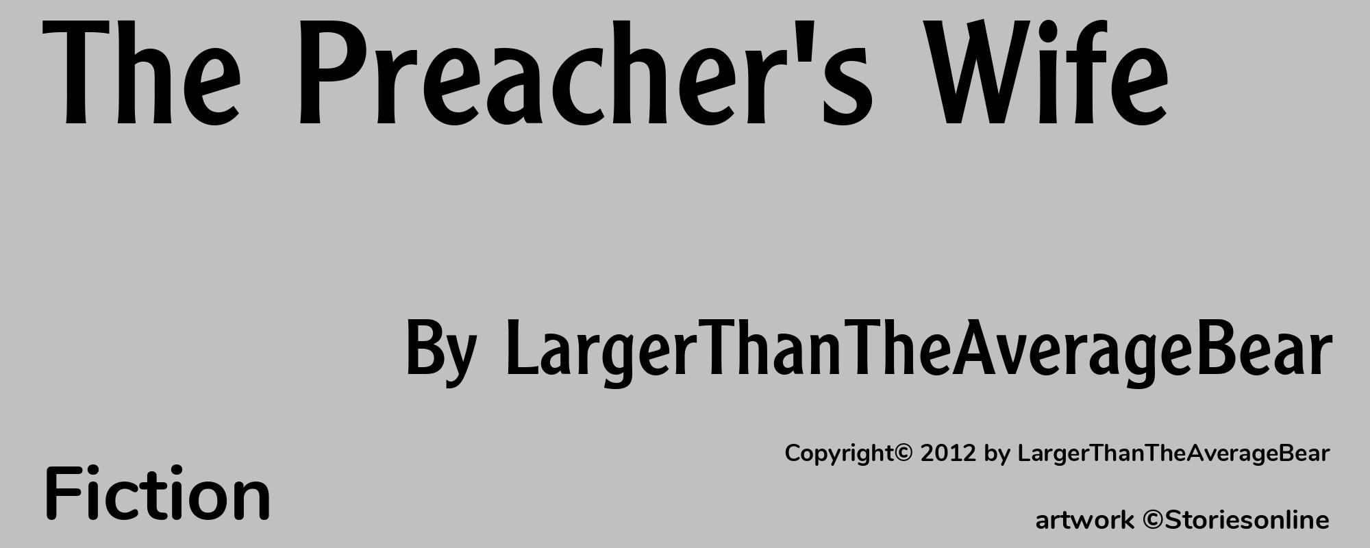 The Preacher's Wife - Cover