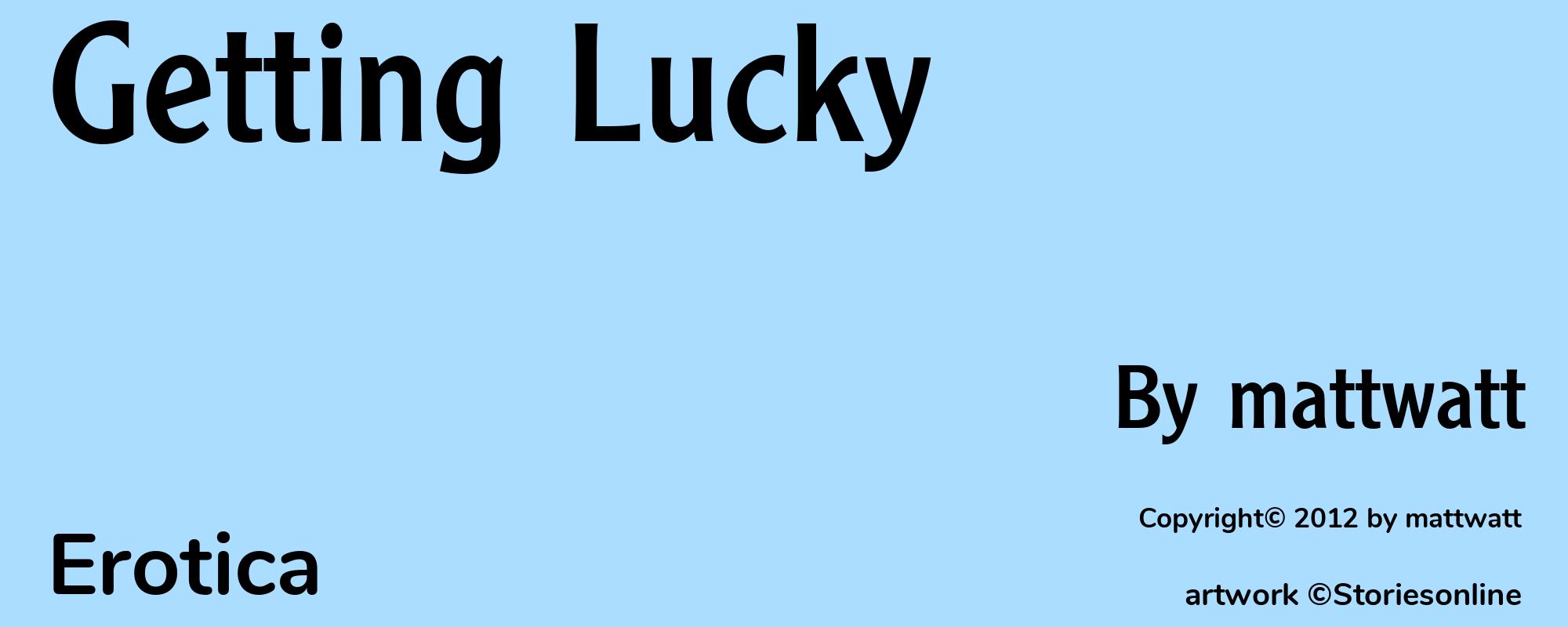 Getting Lucky - Cover