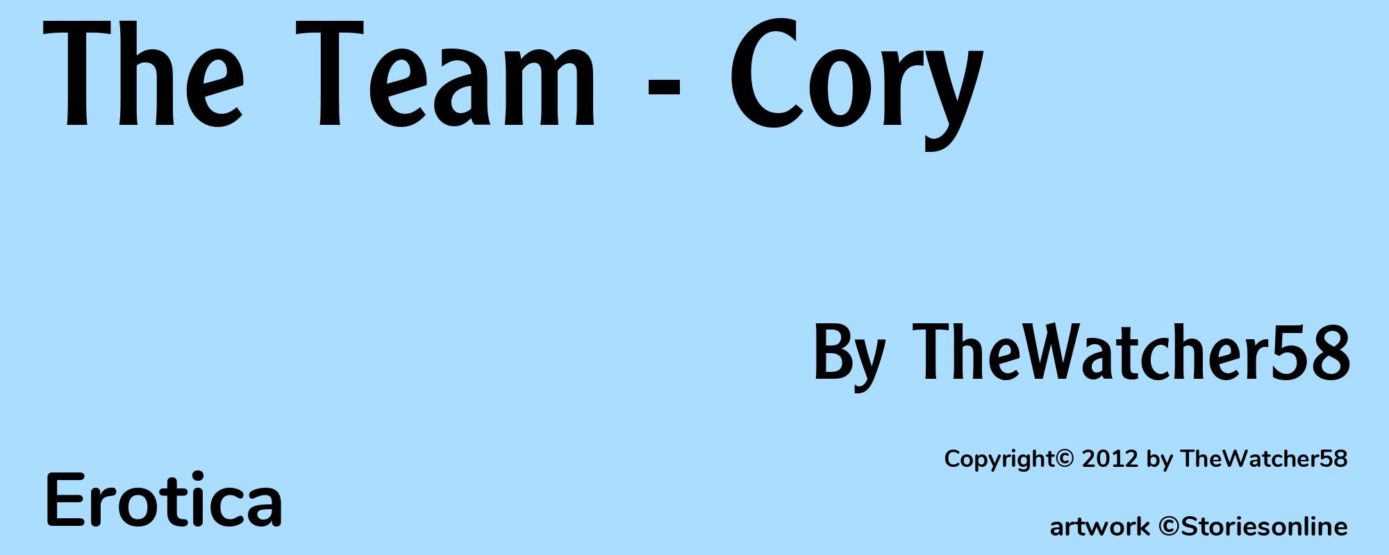 The Team - Cory - Cover