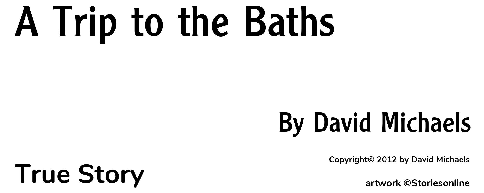 A Trip to the Baths  - Cover
