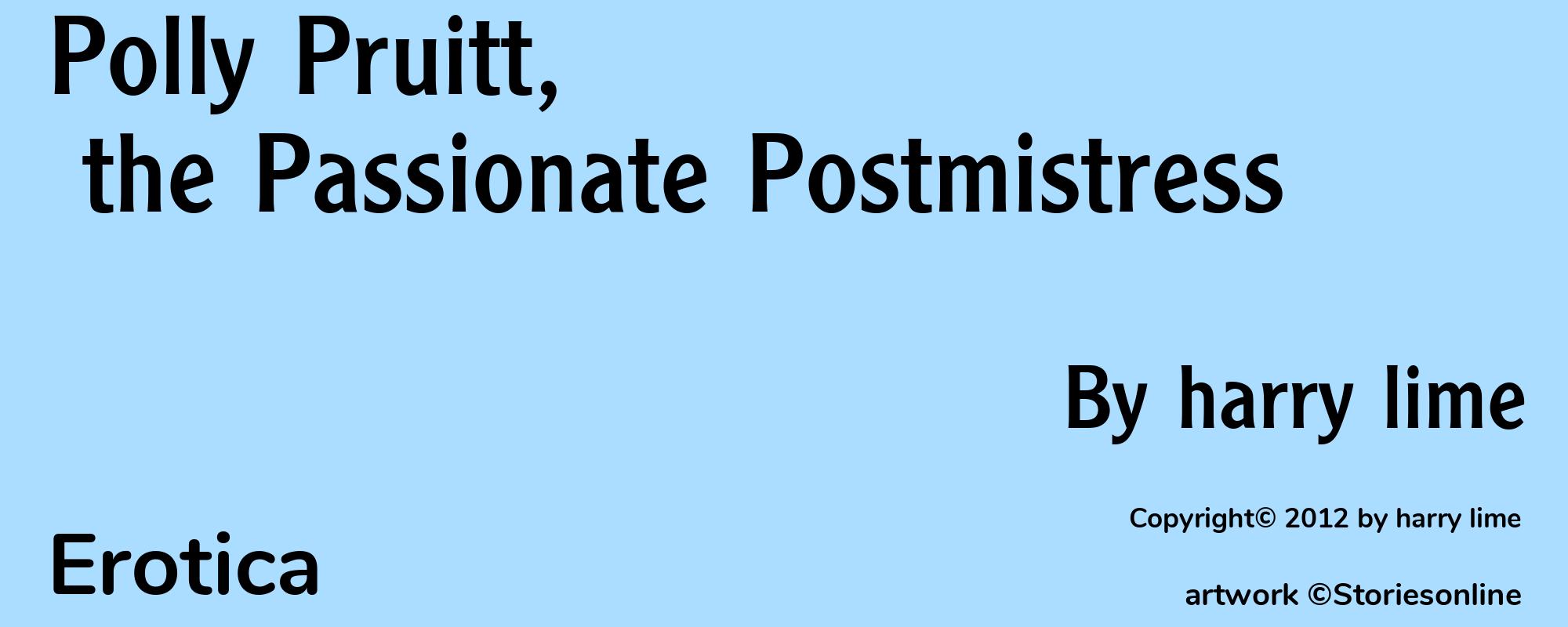 Polly Pruitt, the Passionate Postmistress - Cover