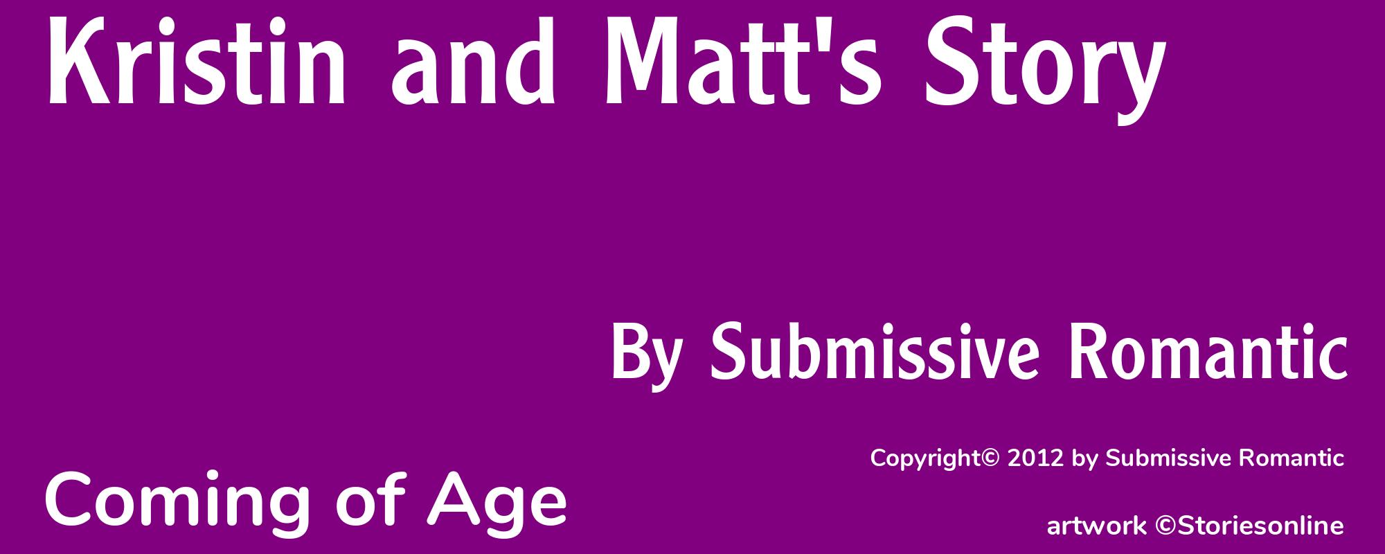 Kristin and Matt's Story - Cover