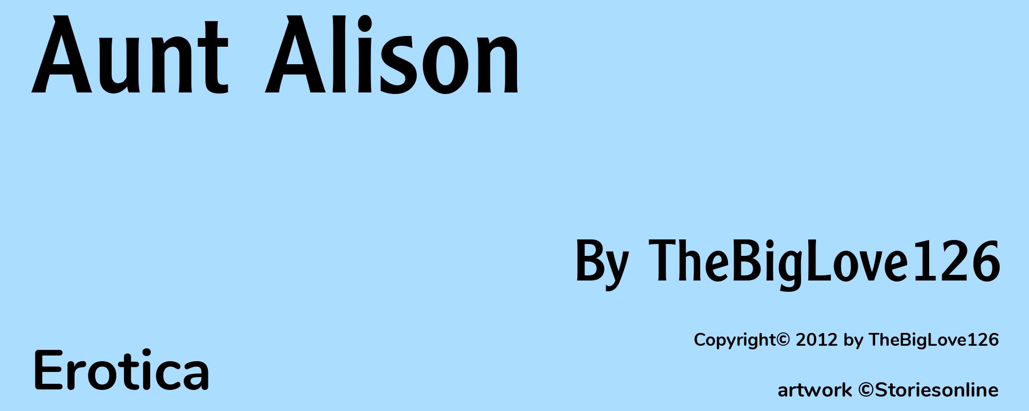 Aunt Alison - Cover