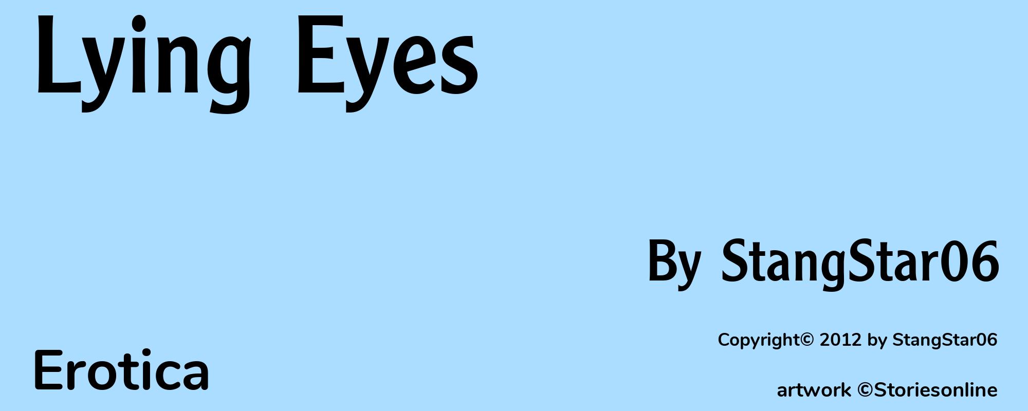 Lying Eyes - Cover