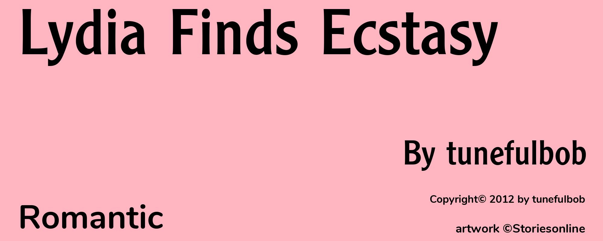 Lydia Finds Ecstasy - Cover