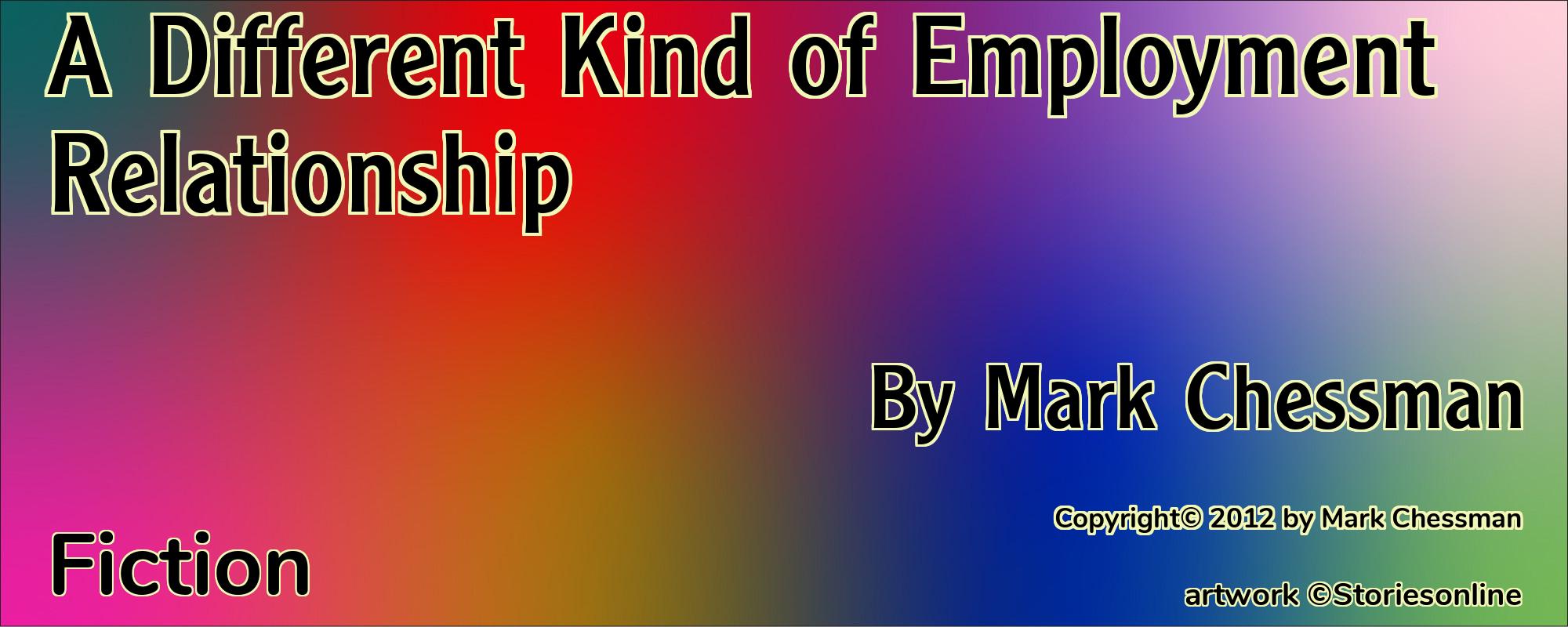 A Different Kind of Employment Relationship - Cover