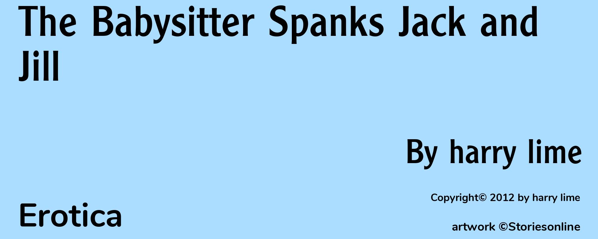 The Babysitter Spanks Jack and Jill - Cover