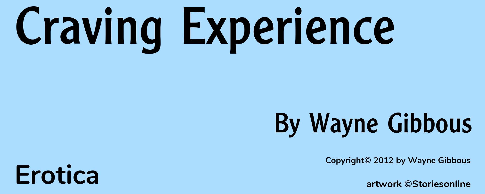 Craving Experience - Cover