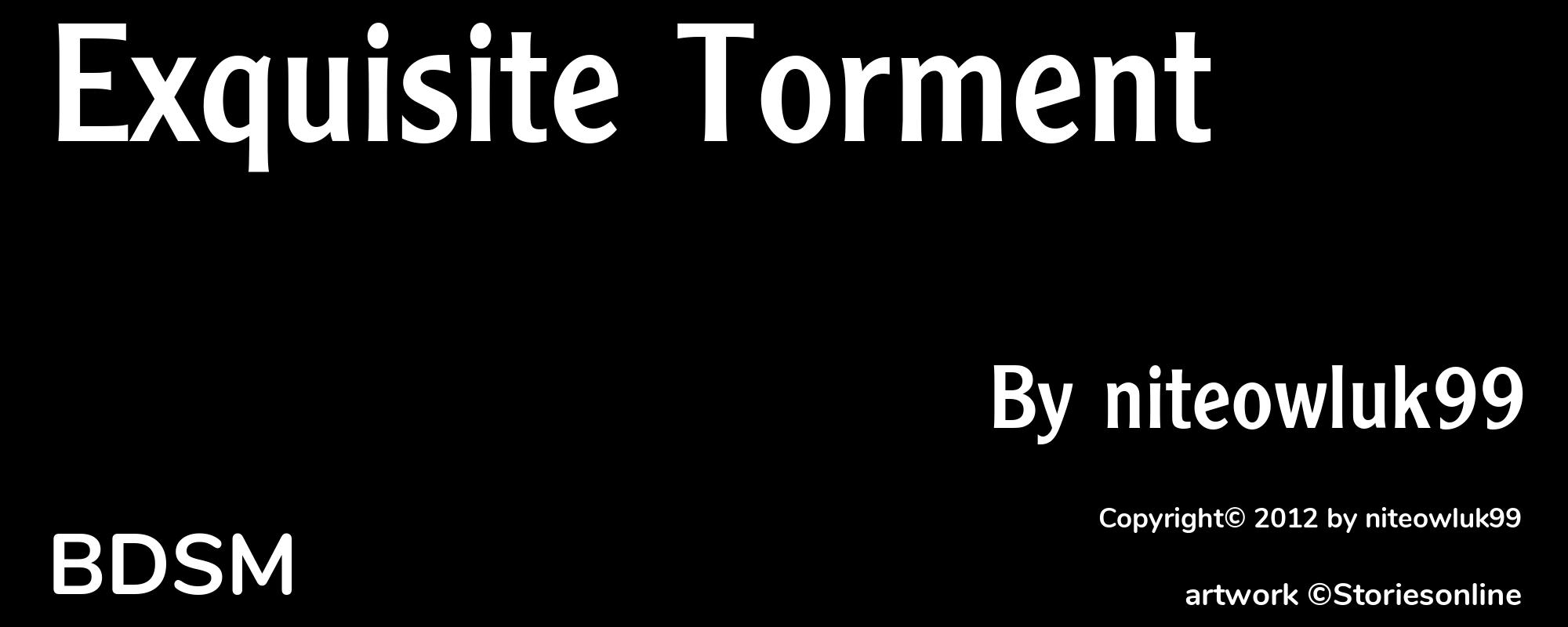 Exquisite Torment - Cover