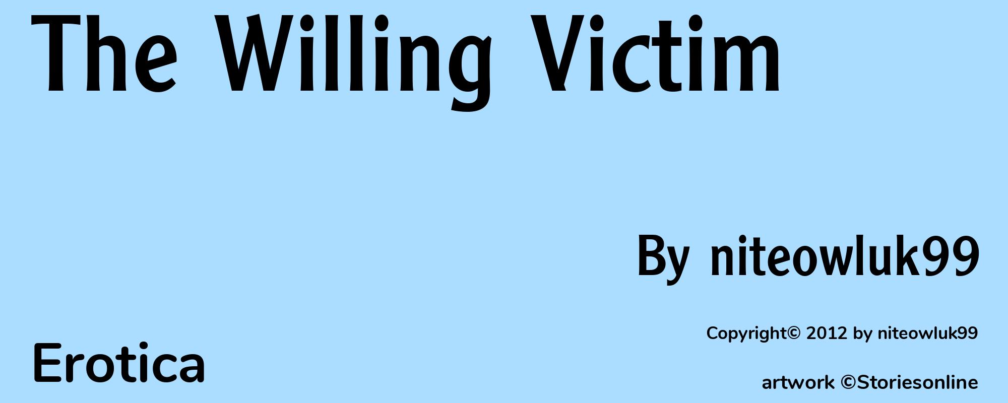 The Willing Victim - Cover