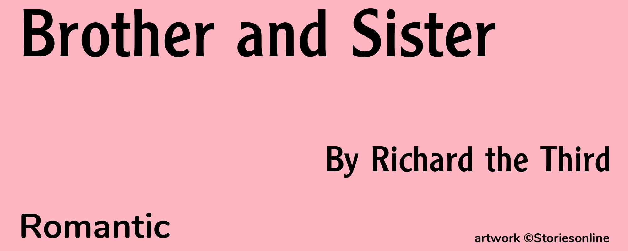 Brother and Sister - Cover