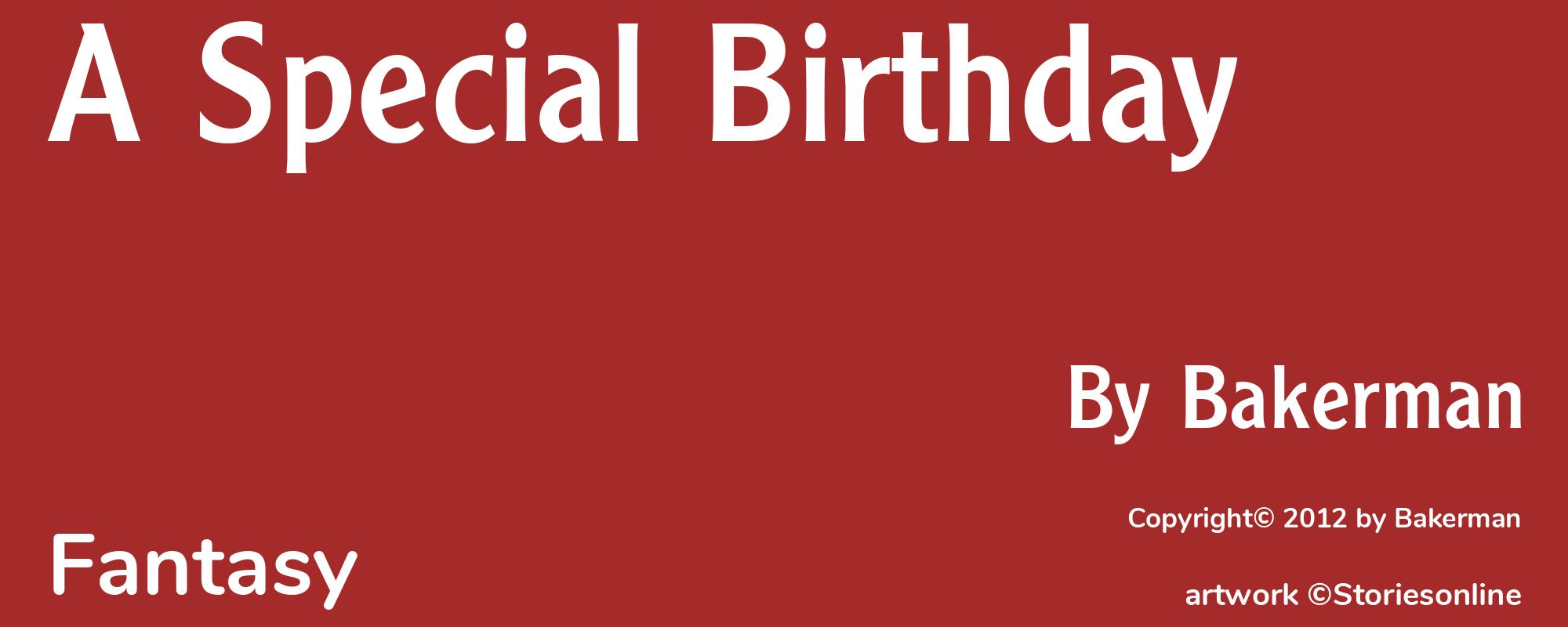 A Special Birthday - Cover