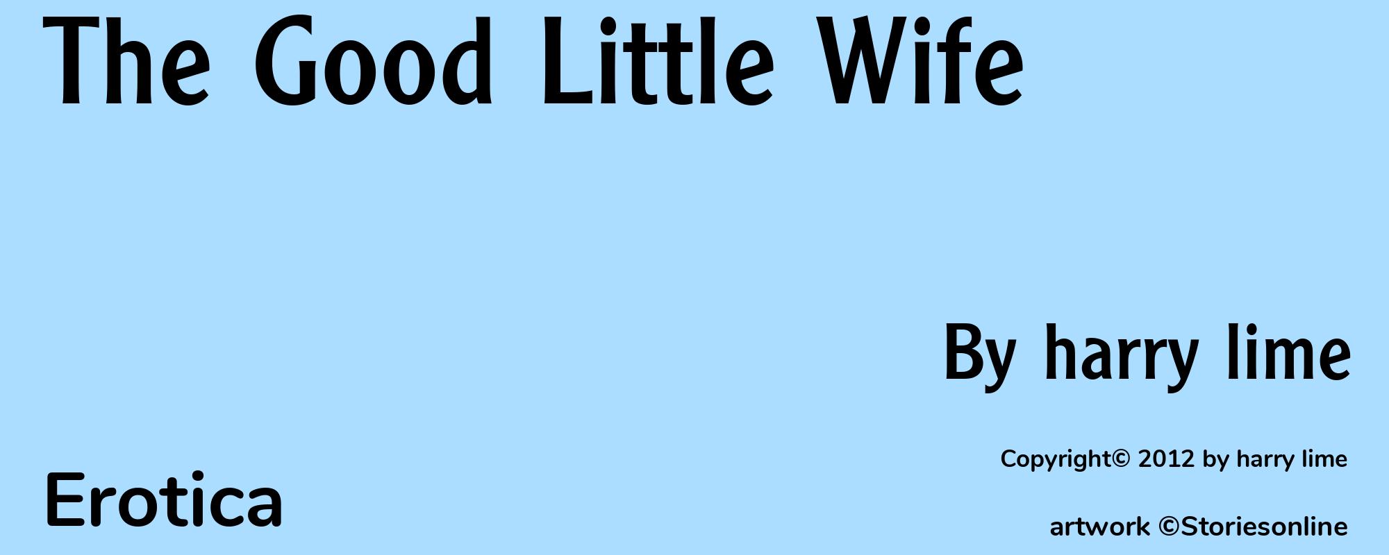 The Good Little Wife - Cover
