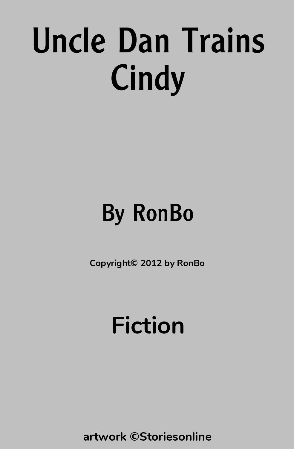 Fiction Sex Story: Uncle Dan Trains Cindy: Chapter 2 by RonBo