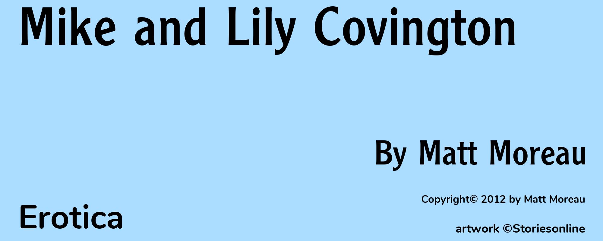 Mike and Lily Covington - Cover